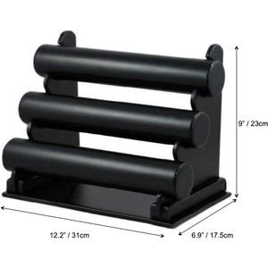 NWOT 3 tier Black scrunchie holder / Jewelry Display Stand / Bracelet Holder